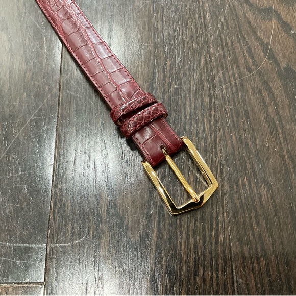 Paul Stuart Alligator Belt (36) - Picture 3 of 7